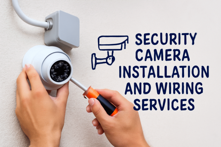 Security Camera Installation and Wiring Services